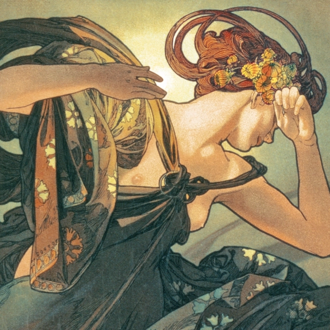 notique - alfons mucha jegyzet naptár 2025