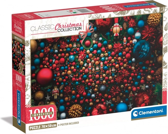 Karácsonyi kihívás Clementoni Puzzle 1000 db