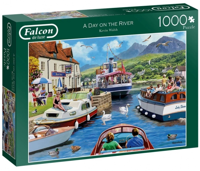 Falcon puzzle a folyónál 1000 darab