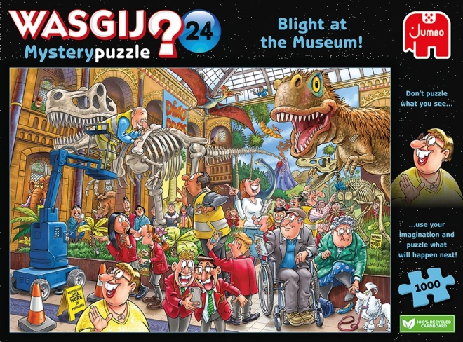 Jumbo puzzle WASGIJ Mysteria 24: Katasztrófa a múzeumban! 1000 darab