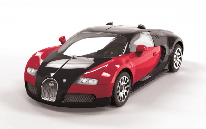 Airfix Quick Build Bugatti Veyron autómodell fekete/piros