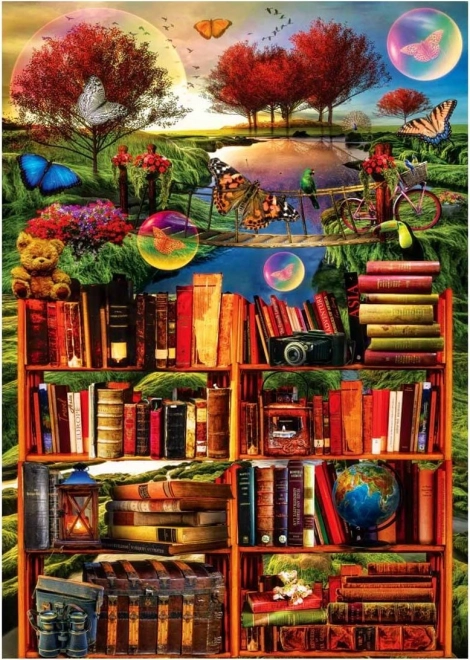 Képzelet olvasás közben puzzle 1500 darabos