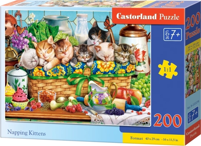 Castorland Álmodozó Kiscicák Puzzle - 200 darabos