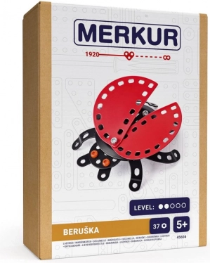Merkur építőkészlet katicabogár 37 db
