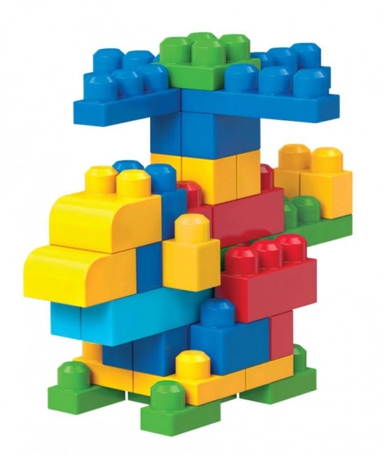Mega Bloks nagy kockás zsák - kék