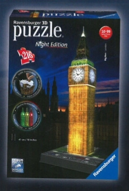 3D puzzle Big Ben éjjel 216 darabos