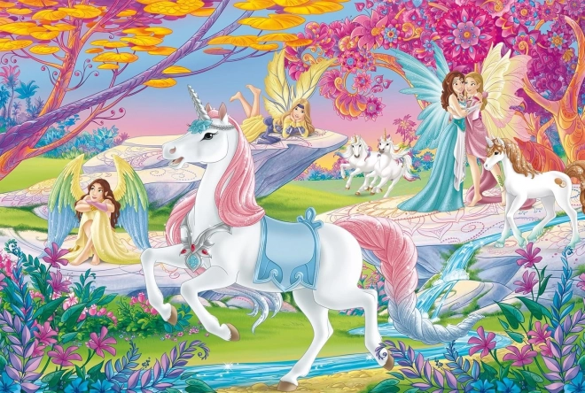 Bayala varázslatos elfek puzzle 200 darabos + Schleich figura