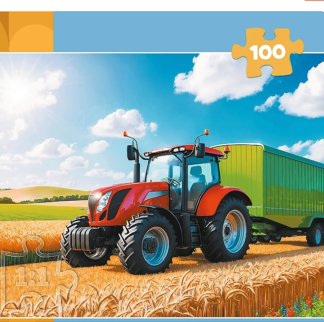 Trefl Puzzle Mezőgazdasági technika 100 darab