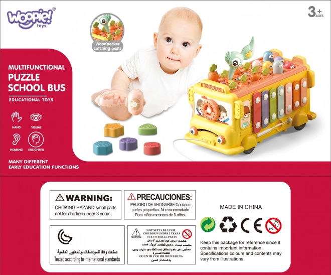 Interaktív Montessori Oktató Busz Gyerekeknek 18 hónapos kortól