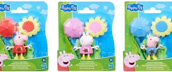 Peppa malac pocsolya és sár szórakozás, figura
