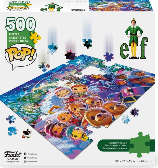 Funko pop karácsonyi manó 500 darabos puzzle