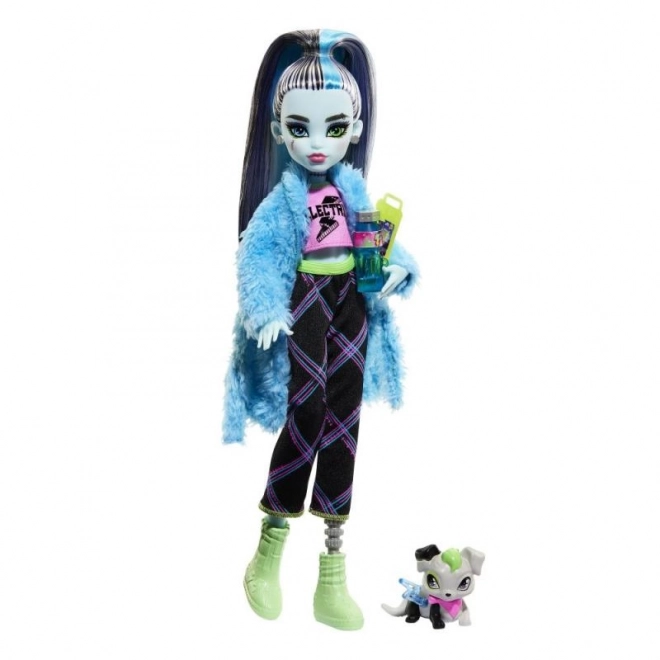 Monster High pizsama parti Frankie Stein baba