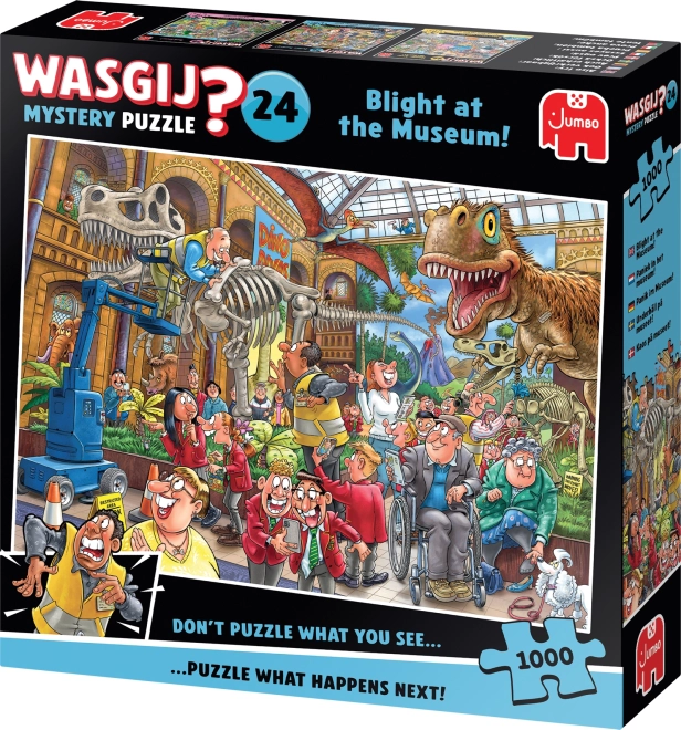 Puzzle JUMBO WASGIJ Mystery 24: Penész a múzeumban 1000 darab