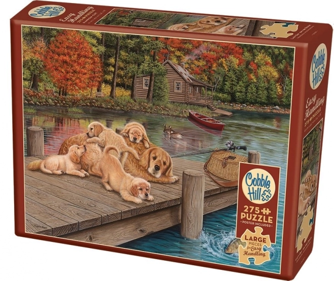 Ospalý nap a mólón XL puzzle - 275 darab