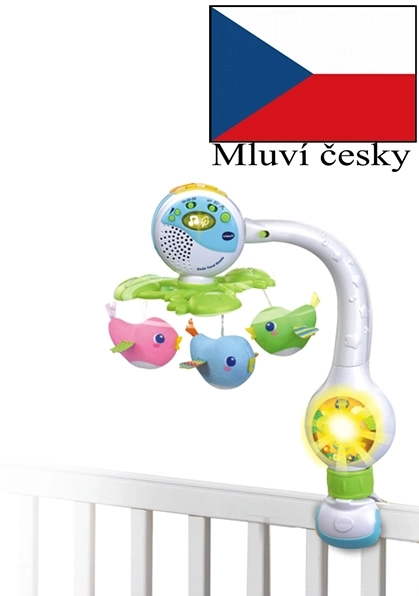 Vtech zenélő kiságyforgó 3 az 1-ben