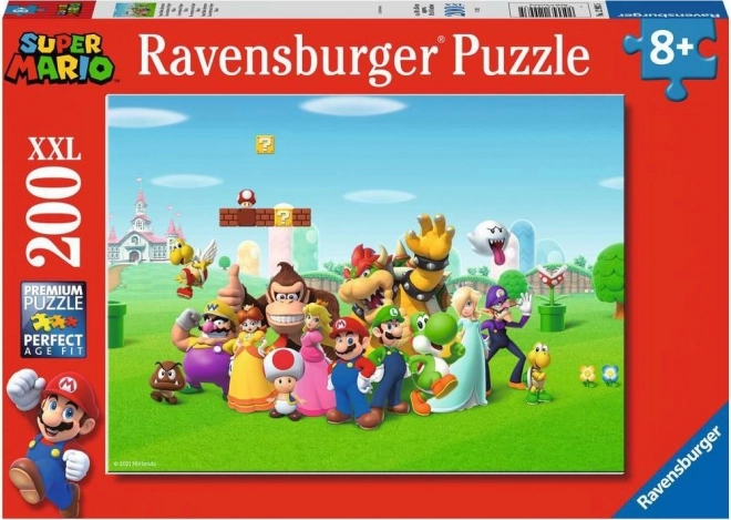 Super Mario XXL gyerek puzzle, 200 darabos