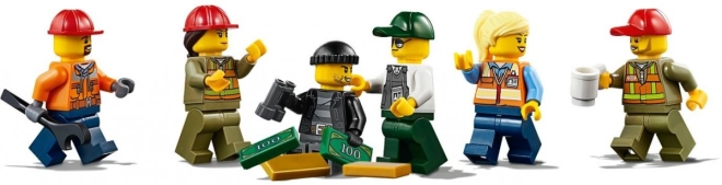 Teljes vasúti háttér és minifigurák