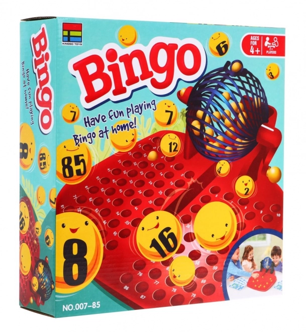 Bingo játék gyerekeknek 4+ kołowrotkes sorsológéppel