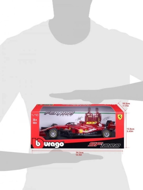 Bburago Ferrari F1 2020 - Charles LeClerc Modellszobor