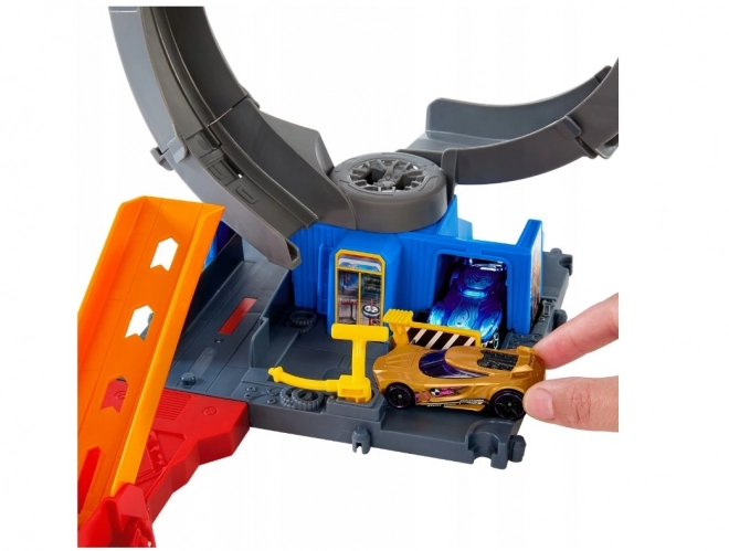 Futópálya Bat Loop hot wheels játékkészlet