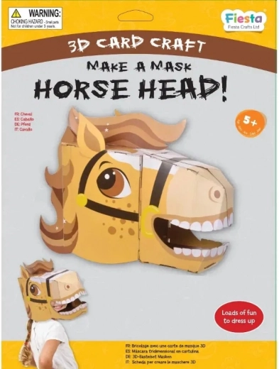 Fiesta Crafts kreatív készlet 3D maszk Ló