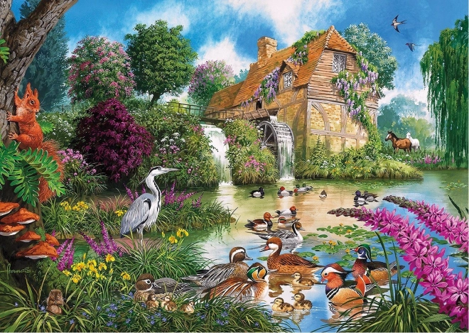 Gibsons flora és fauna puzzle 4x500 darabos