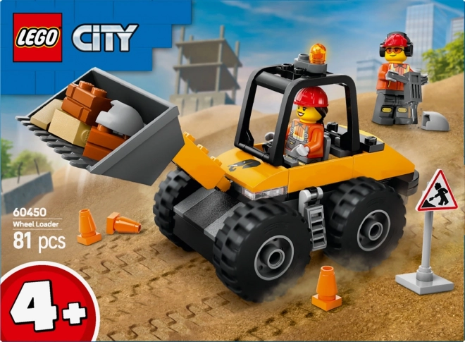 Sárga homlokrakodó LEGO City