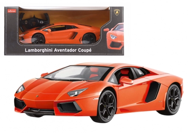 Távirányítós RC autó RASTAR Lamborghini Aventador LP700 narancssárga