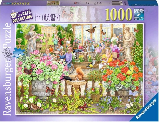 Ravensburger kávézó az üvegházban puzzle 1000 darabos