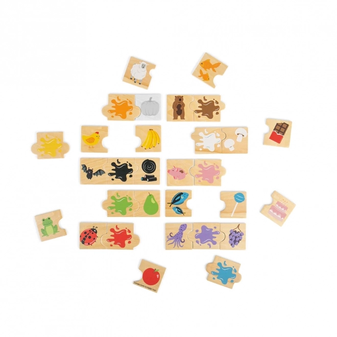 Didaktikus puzzle színek - Bigjigs Toys