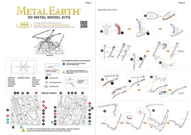 Metal Earth 3D puzzle pteranodon