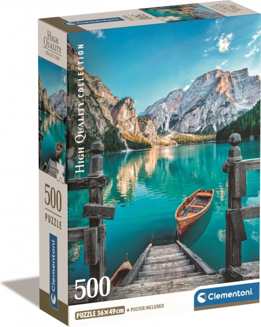 Clementoni puzzle Braies-tó 500 darabos