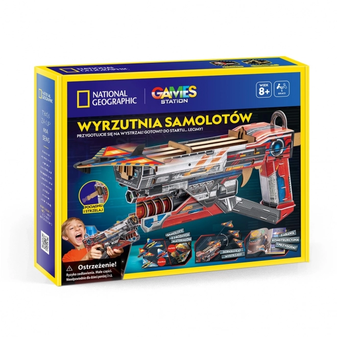 3D kirakós repülőgép kilövő készlet