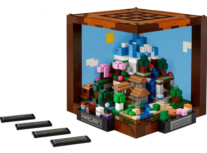 Lego Minecraft Építőasztal