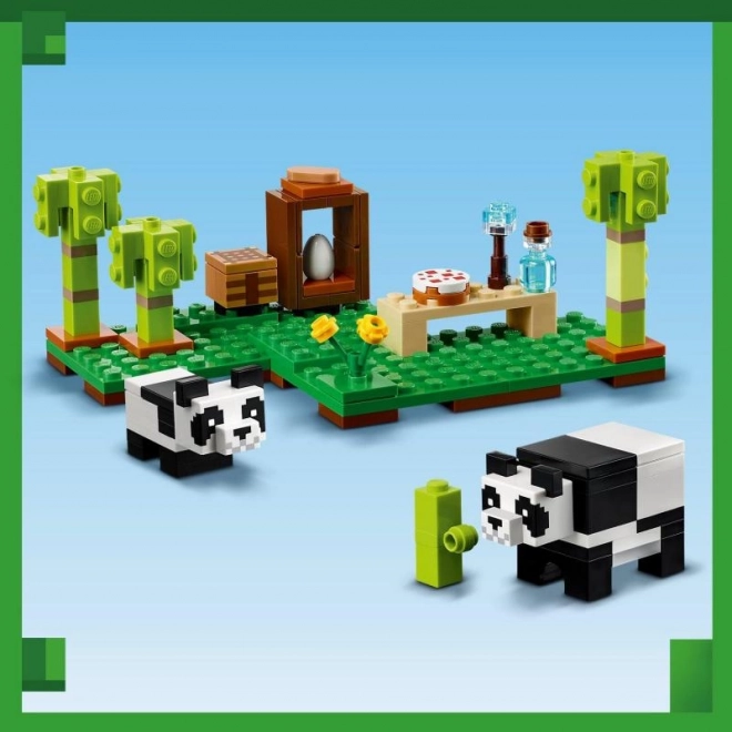 Lego Minecraft panda rezervátum