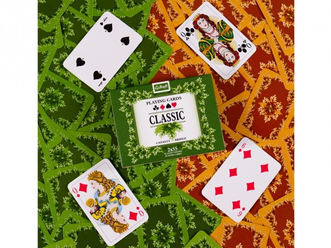 Trefl Klasszikus Játékkártyák Classic 2 x 55