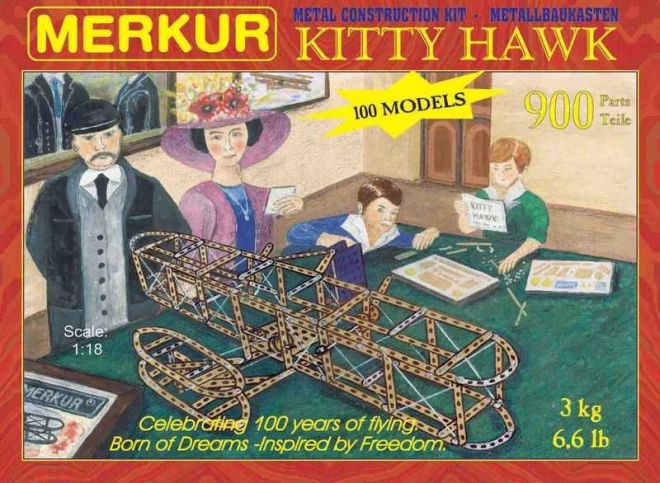 Merkur Kitty Hawk építőkészlet 100 modell