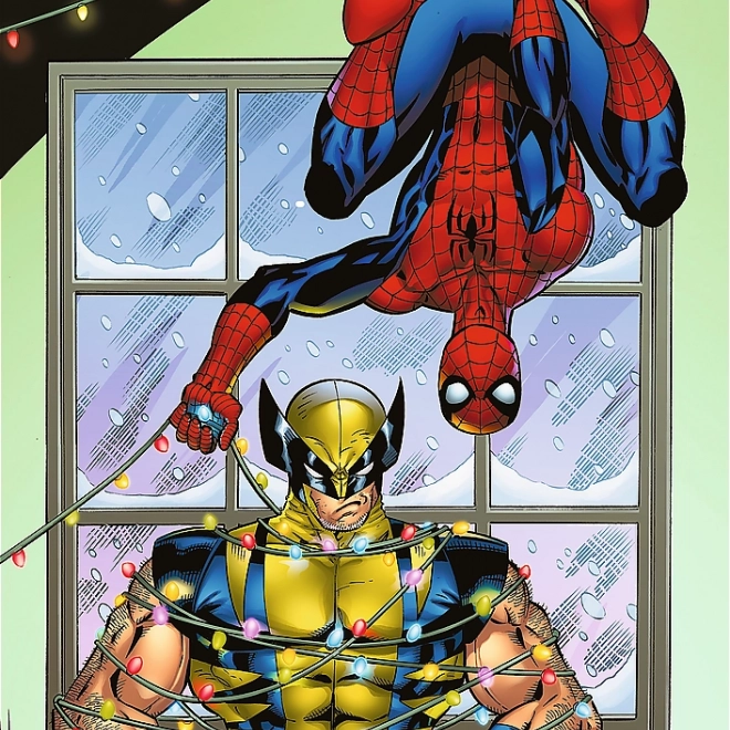 Puzzle Spiderman és Wolverin 1000 darabból Trefl Premium Plus