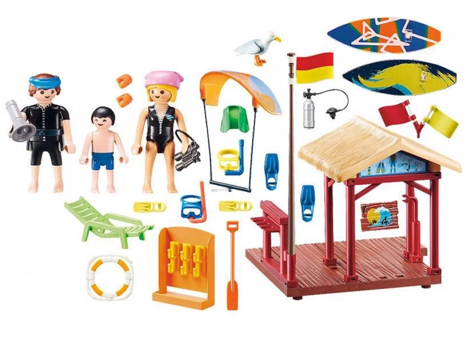 kreatív playmobil vízisport iskola készlet