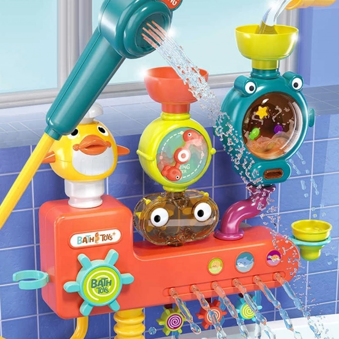 Woopie fürdőjáték kacsa és kerekes játék szettel