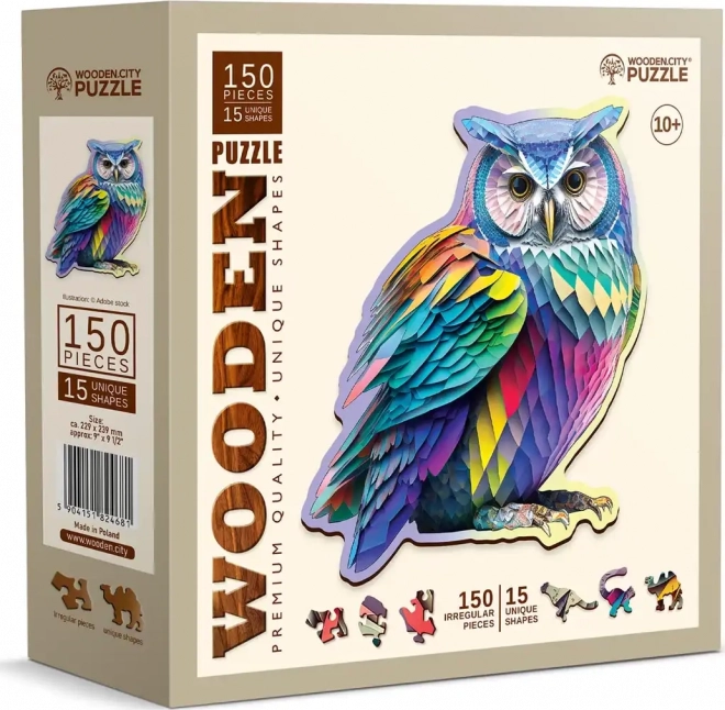 Modern bagoly fa puzzle – 150 darabos