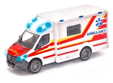 Ambulancia modell autó Mercedes Benz 12,5 cm