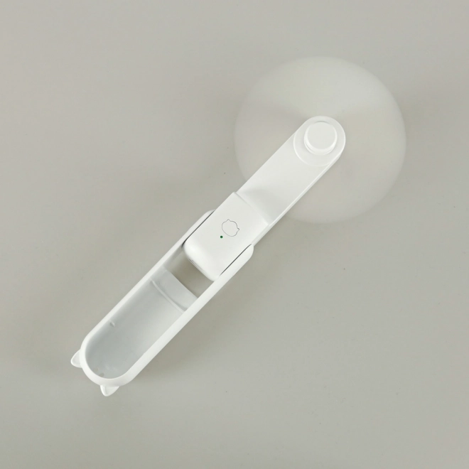 Hordozható összecsukható mini ventilátor USB 2 az 1-ben fehér