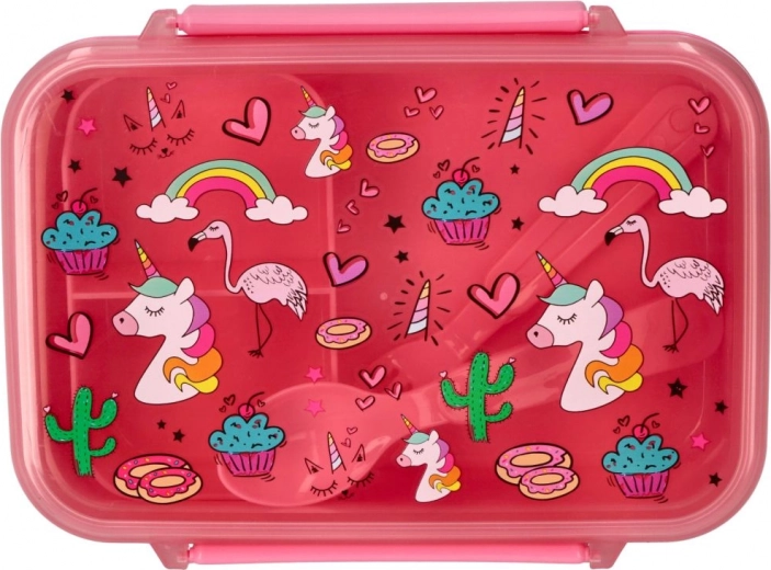 Vidám unikornisos dizájn