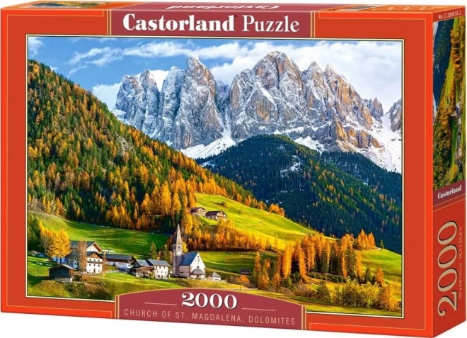 Szent Magdolna templom puzzle 2000 darabos, Dolomitok