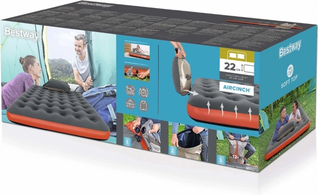 Bestway két személyes felfújható matrac 203x152x22 cm