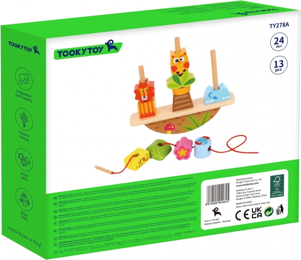 Tooky Toy Egyensúlyozó állatkák
