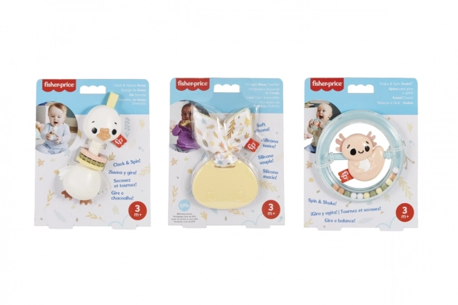 Fisher-Price állatfigurás csörgő és rágóka