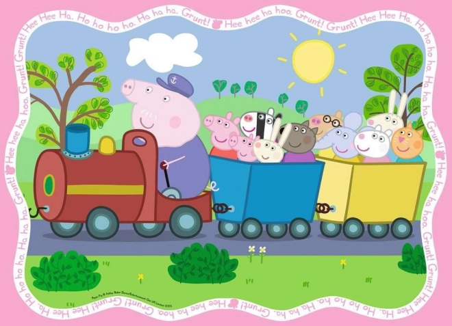 Peppa malac puzzle készlet 4x42 darabos