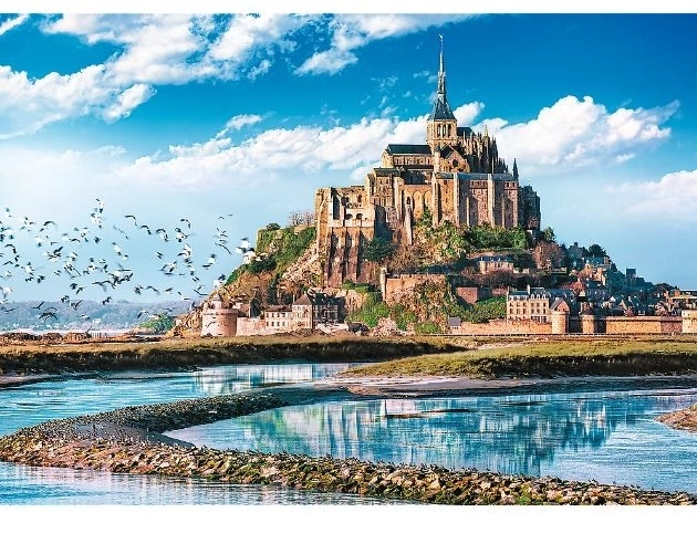 Mont Saint-Michel Francia 1000 darabos puzzle